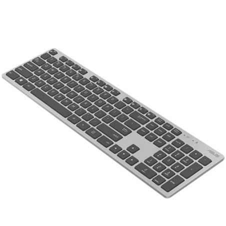 Teclado y ratón inalámbricos asus w5000 wireless/ gris