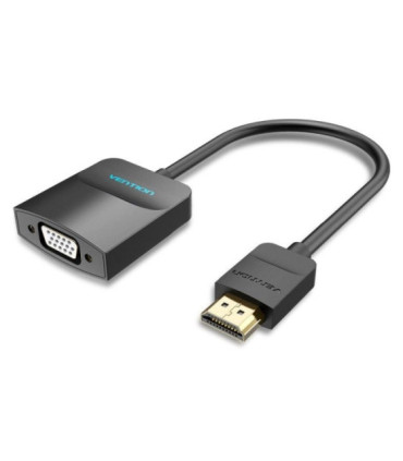 Conversor vention 42161 hdmi macho - vga hembra - jack 3.5 hembra/ 15cm/ negro