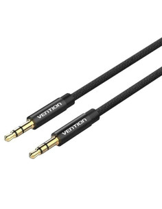 Cable estéreo vention bagbg/ jack 3.5 macho - jack 3.5 macho/ 1.5m/ negro