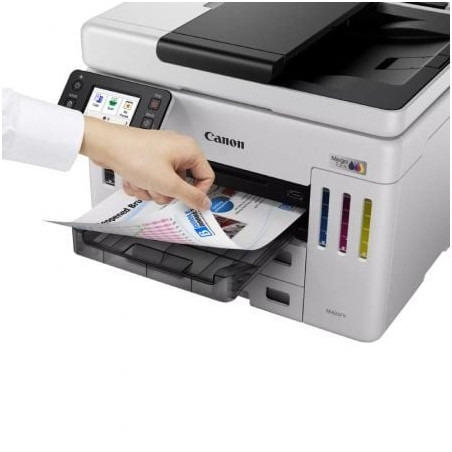 Multifunción recargable canon maxify gx7150 megatank wifi/ dúplex/ fax/ blanca