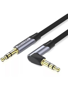 Cable estéreo vention banhj/ jack 3.5 macho - jack 3.5 macho/ 5m/ gris