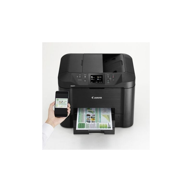 Multifunción canon maxify mb5450 wifi/ fax/ dúplex/ negra