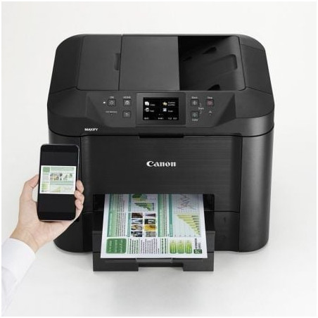 Multifunción canon maxify mb5450 wifi/ fax/ dúplex/ negra
