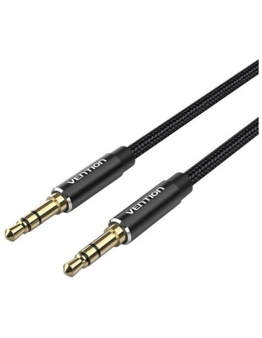 Cable estéreo vention bawbg/ jack 3.5 macho - jack 3.5 macho/ 1.5m/ negro