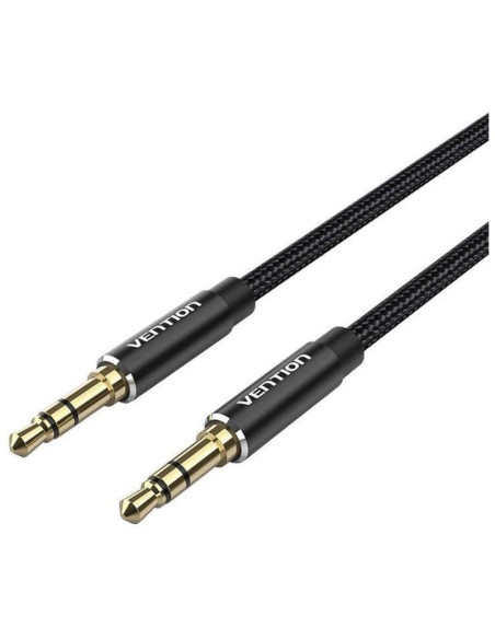 Cable estéreo vention bawbg/ jack 3.5 macho - jack 3.5 macho/ 1.5m/ negro