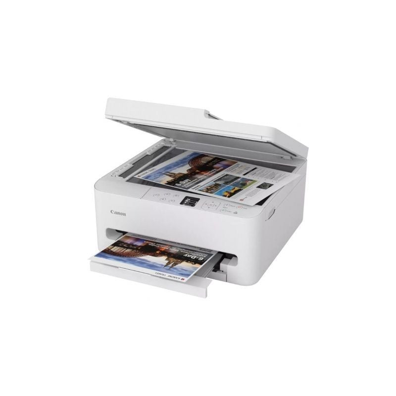 Multifunción canon pixma ts7550i wifi/ dúplex/ blanca