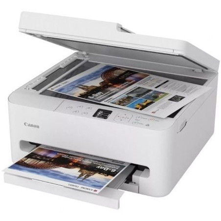Multifunción canon pixma ts7550i wifi/ dúplex/ blanca