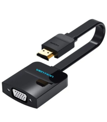 Conversor vention 74345/ hdmi macho/ vga hembra/ 15cm/ negro