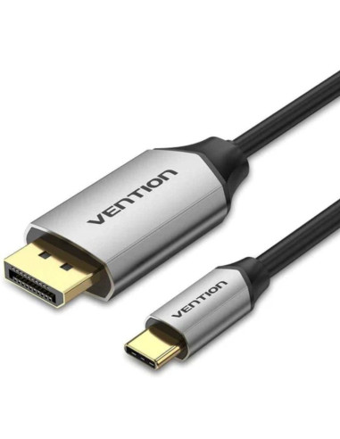 Cable conversor vention cgzbg/ usb tipo-c macho - displayport macho/ 1.5m/ negro