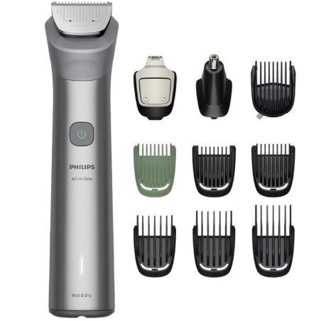 Cortapelos all-in-one trimmer philips series 5000 mg5921/15/ con batería/ 10 accesorios