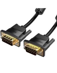 Cable vga vention dadbl/ vga macho - vga macho/ 10m/ negro