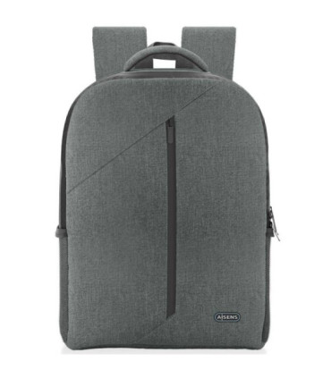 Mochila aisens premium asbg-bp084-gr para portátiles hasta 15.6'/ gris