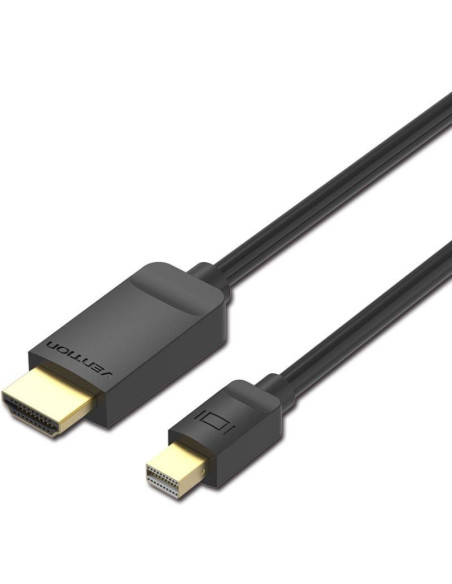 Cable conversor vention habbg/ mini displayport macho - hdmi macho/ 1.5m/ negro