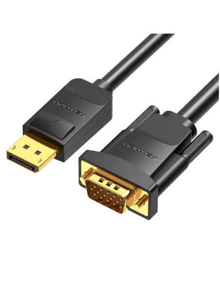 Cable conversor vention hblbh/ displayport macho - vga macho/ 2m/ negro