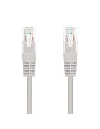 Cable de red rj45 utp nanocable 10.20.0100 cat.5e/ 50cm/ gris