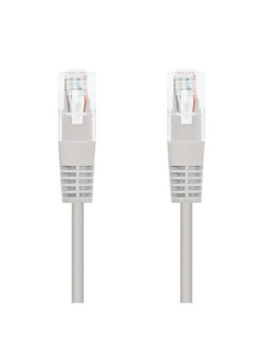 Cable de red rj45 utp nanocable 10.20.0100-l30 cat.5e/ 30cm/ gris