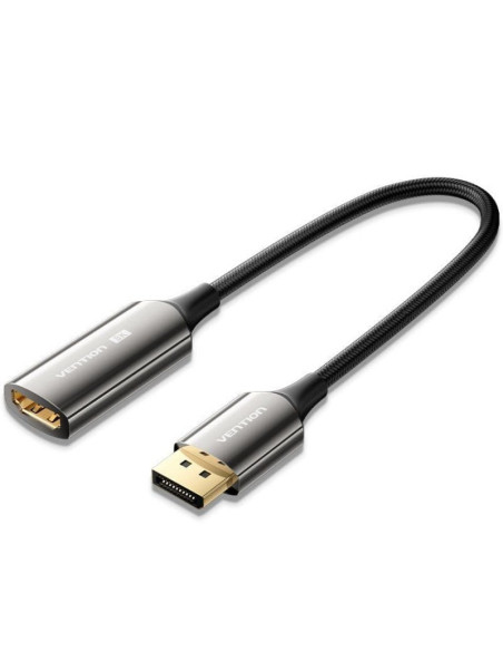 Cable conversor vention hfnbc/ displayport macho - hdmi hembra/ 25cm/ negro