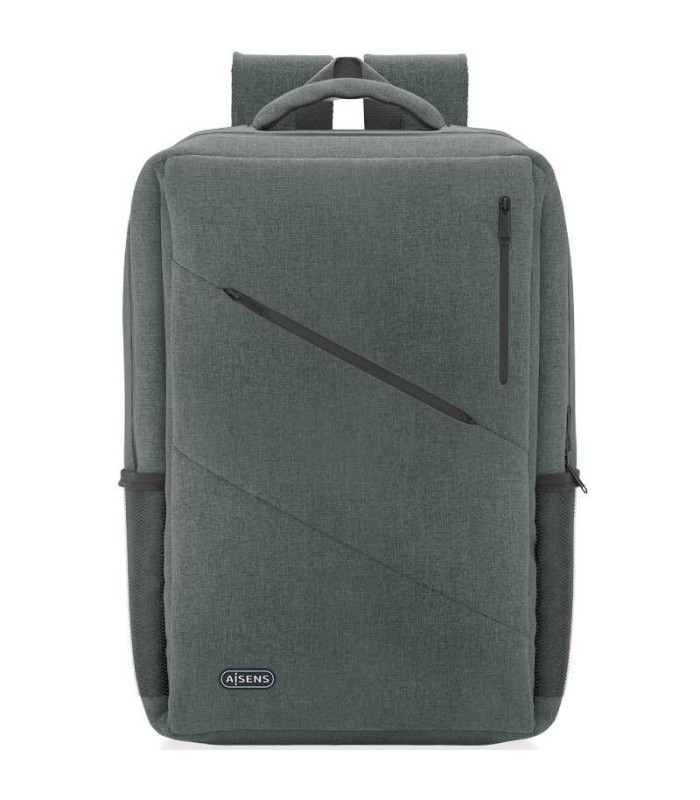 Mochila aisens urbana y de oficina asbg-bp085-gr para portátiles hasta 15.6'/ gris