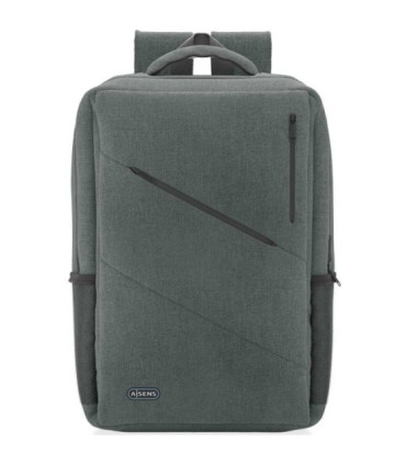 Mochila aisens urbana y de oficina asbg-bp085-gr para portátiles hasta 15.6'/ gris