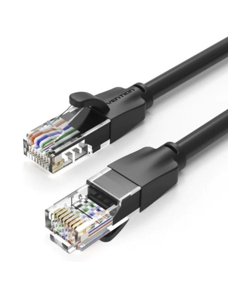 Cable de red rj45 utp vention ibebd cat.6/ 50cm/ negro