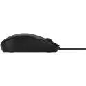 Ratón HP 125/ Hasta 1200 DPI/ Negro/ Formato Bulk