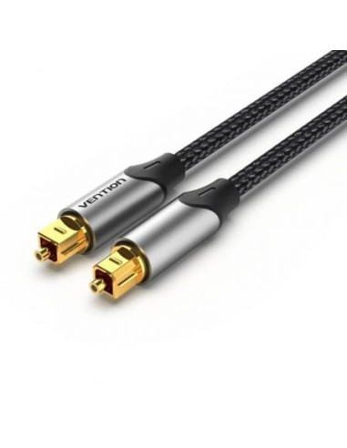 Cable de audio de fibra óptica vention bavhh/ 2m/ gris