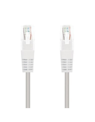 Cable de red rj45 utp nanocable 10.20.0101-w cat.5e/ 1m/ blanco