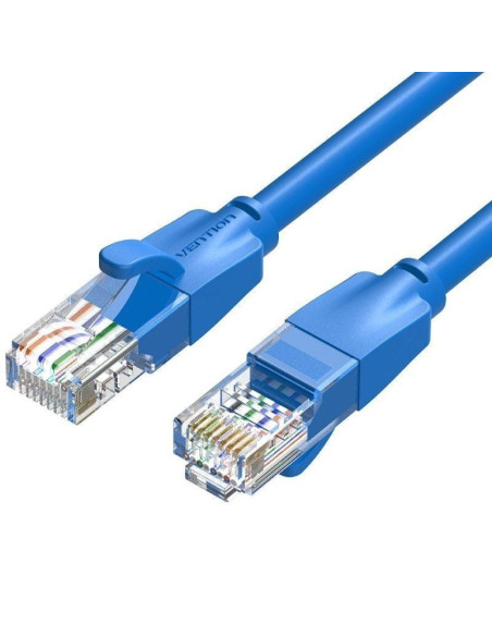 Cable de red rj45 utp vention ibelh cat.6/ 2m/ azul