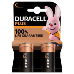Pack de 2 pilas c duracell lr14/ 1.5v/ alcalinas