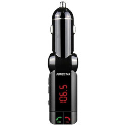 Transmisor fm/ mp3/ bluetooth fonestar tl-3ub/ 2xusb