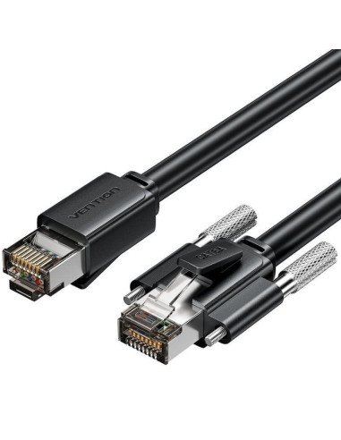 Cable de red rj45 sftp vention ibubd cat.6/ 50cm/ negro