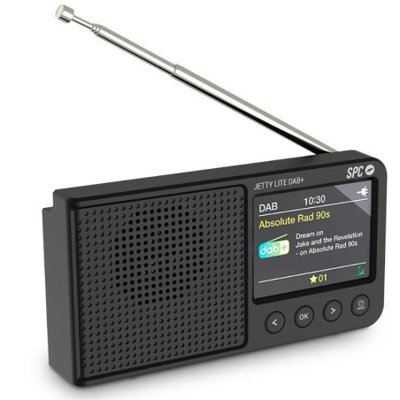 Radio portátil spc jetty lite dab+/ negra