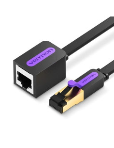 Cable alargador de red rj45 utp vention icbbl cat.7/ 10m/ negro