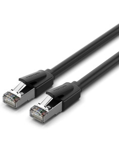 Cable de red rj45 utp 26awg vention ikkbj cat.8/ gaming/ 8m/ negro