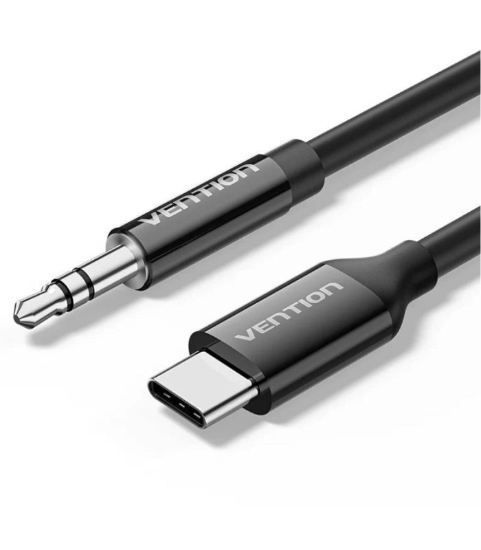 Cable conversor audio vention bifbg/ usb tipo-c macho - jack 3.5 macho/ 1.5m/ gris