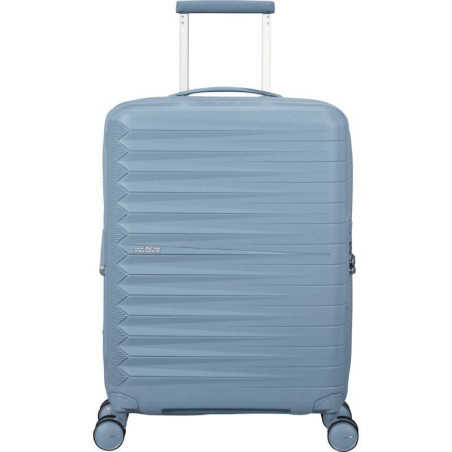 Maleta de cabina american tourister fastforward spinner expansible 55cm/ 55x40x23cm/ 4 ruedas/ azul