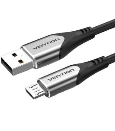 Cable usb 2.0 vention coahg/ usb macho - microusb macho/ 480mbps/ 1.5m/ gris