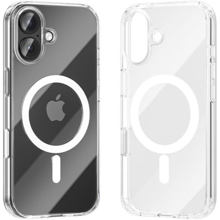 Funda dura con magsafe vention concise impact kvbtcb-10/ compatible con iphone 17/ transparente