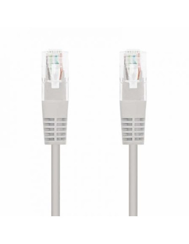 Cable de red rj45 utp nanocable 10.20.0400-l25 cat.6/ 25cm/ gris