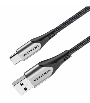 Cable usb 2.0 tipo-c vention codhh/ usb macho - usb tipo-c macho/ 480mbps/ 2m/ gris