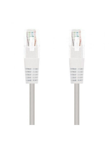 Cable de red rj45 utp nanocable 10.20.0400-l25-w cat.6/ 25cm/ blanco