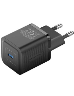 Cargador gan de pared vention fepb0-eu/ 1xusb tipo-c/ 20w