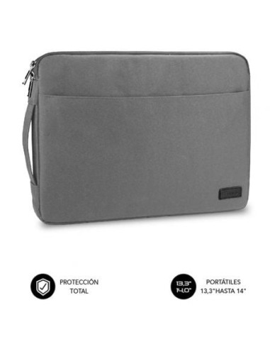 Funda subblim urban laptop sleeve para portátiles hasta 14'/ gris