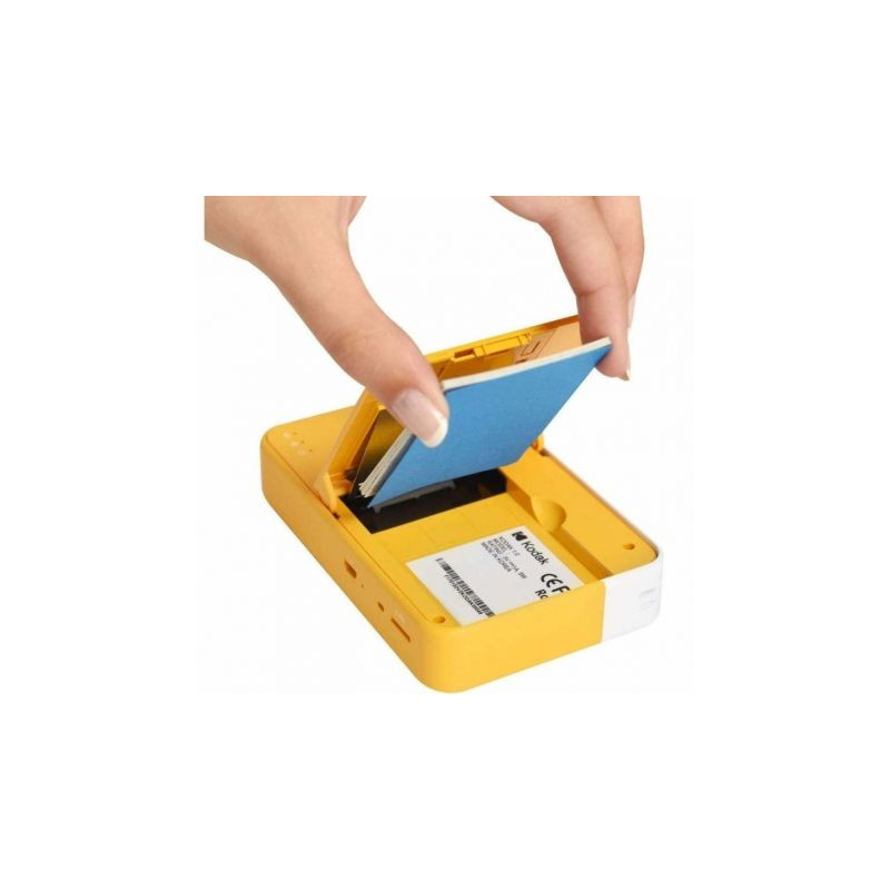 Papel fotográfico para cámara printomatic y step touch kodak zink/ 2'x3'/ 20g/ 20 hojas