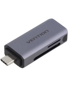 Lector de tarjetas externo vention cljh0/ usb tipo-c