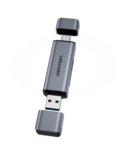 Lector de tarjetas externo vention cllh0/ usb 3.0/ usb tipo-c