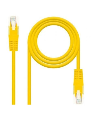 Cable de red rj45 utp nanocable 10.20.0400-l30 cat.6/ 30cm/ amarillo