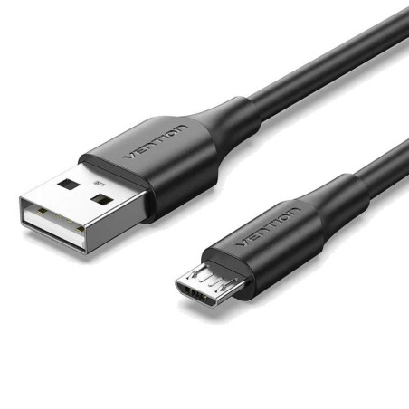 Cable usb 2.0 vention ctibf/ usb macho - microusb macho/ 480mbps/ 1m/ negro