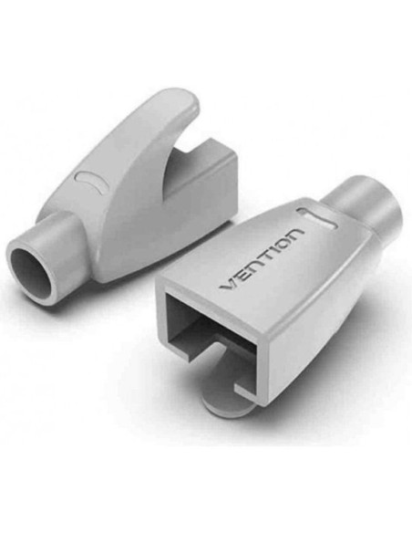Funda protectora rj45 vention iodm0-100/ 100 uds/ gris claro