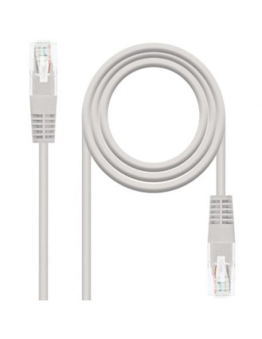 Cable de red rj45 utp nanocable 10.20.0401-l150 cat.6a/ 1.5m/ gris